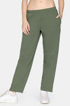 Zivame Knit Cotton Loungewear Bottom - Four Leaf Clover — thumbnail 2